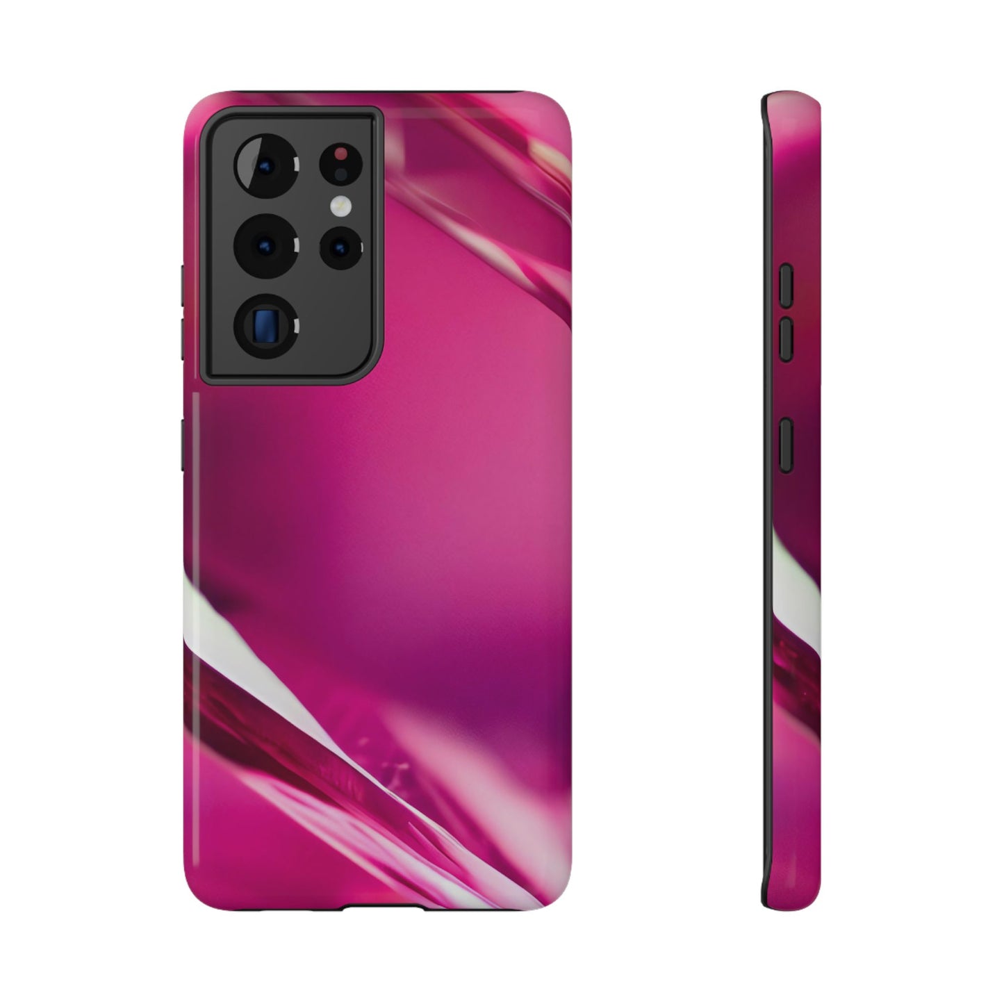 Impact-Resistant Phone Case – Magenta Motion
