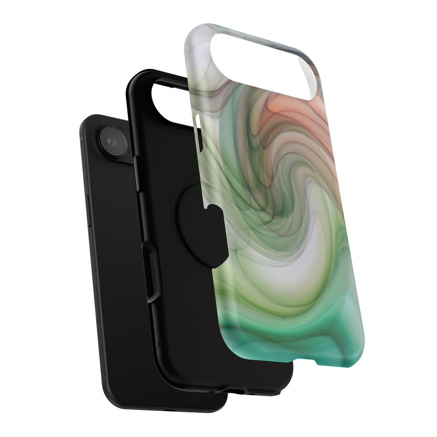 Impact-Resistant Phone Case – Marble Flow
