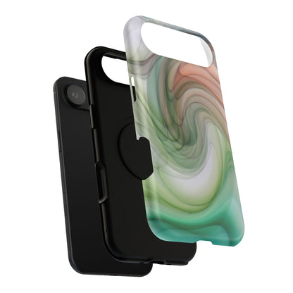Impact-Resistant Phone Case – Marble Flow