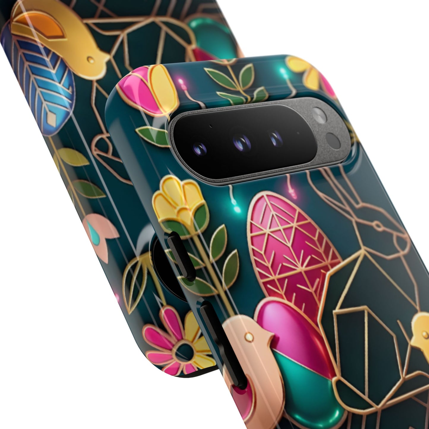 Protective Phone Case – Jeweled Garden