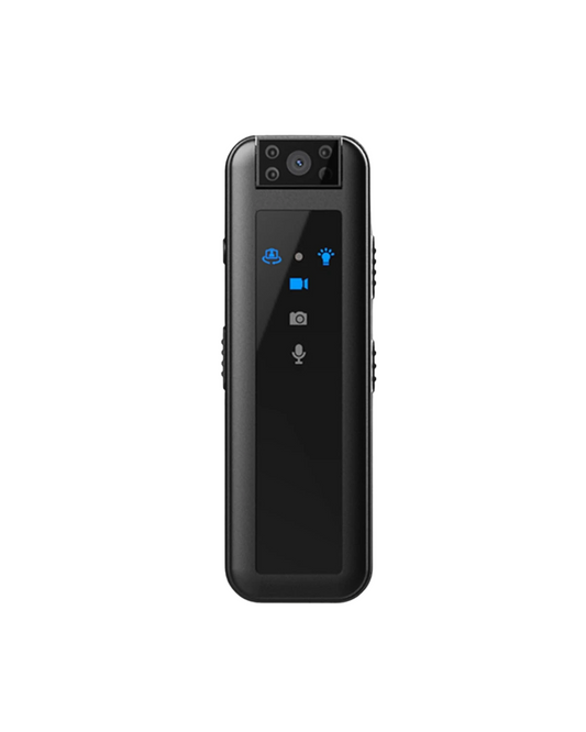 1080P Wearable Clip Camera - LED Indicator Video Recorder