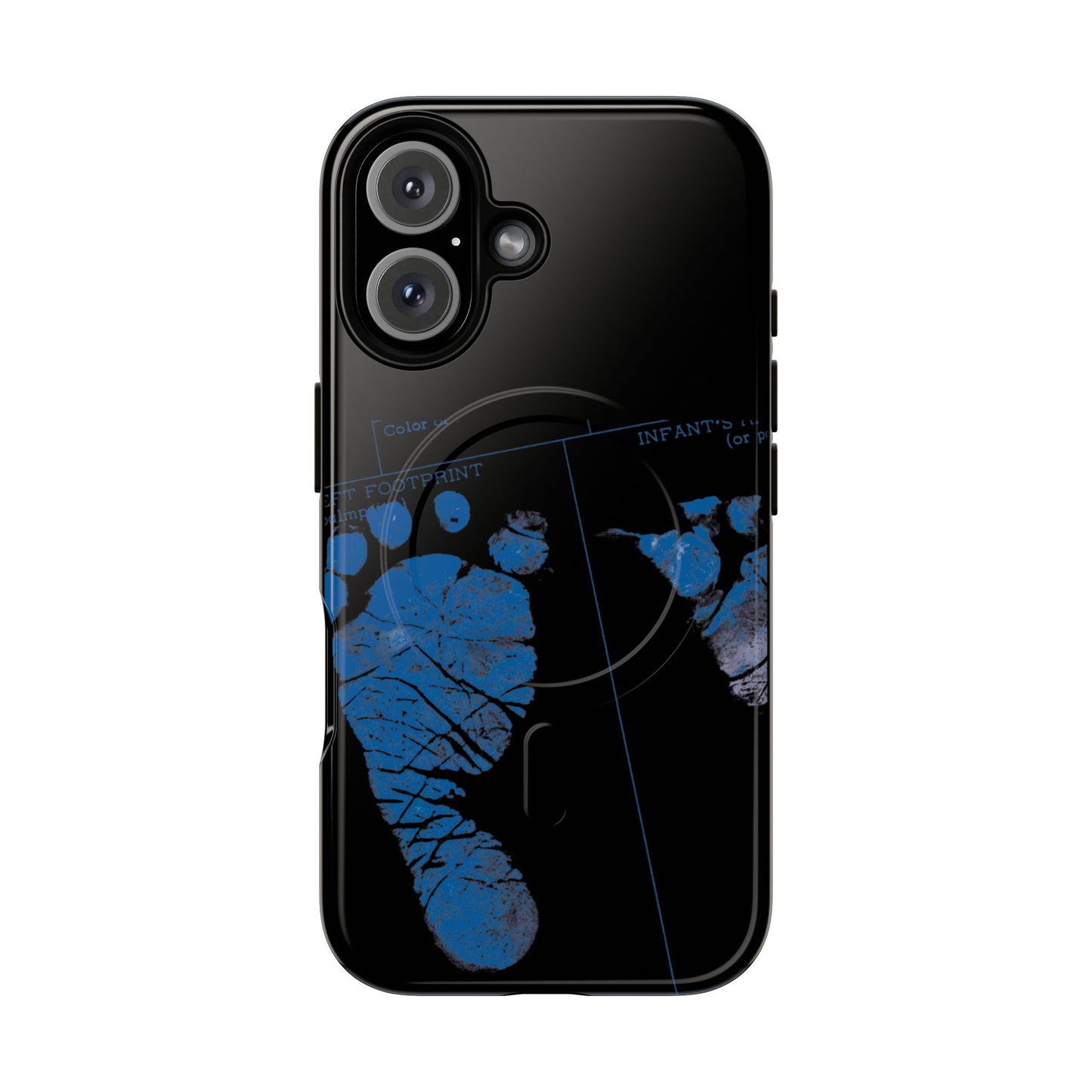 Protective Magnetic Phone Case – Mom’s Little Blue Footprints