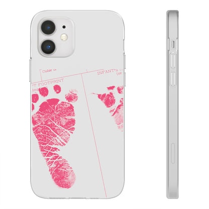 Flexi Case – Mom’s Little Pink Footprints