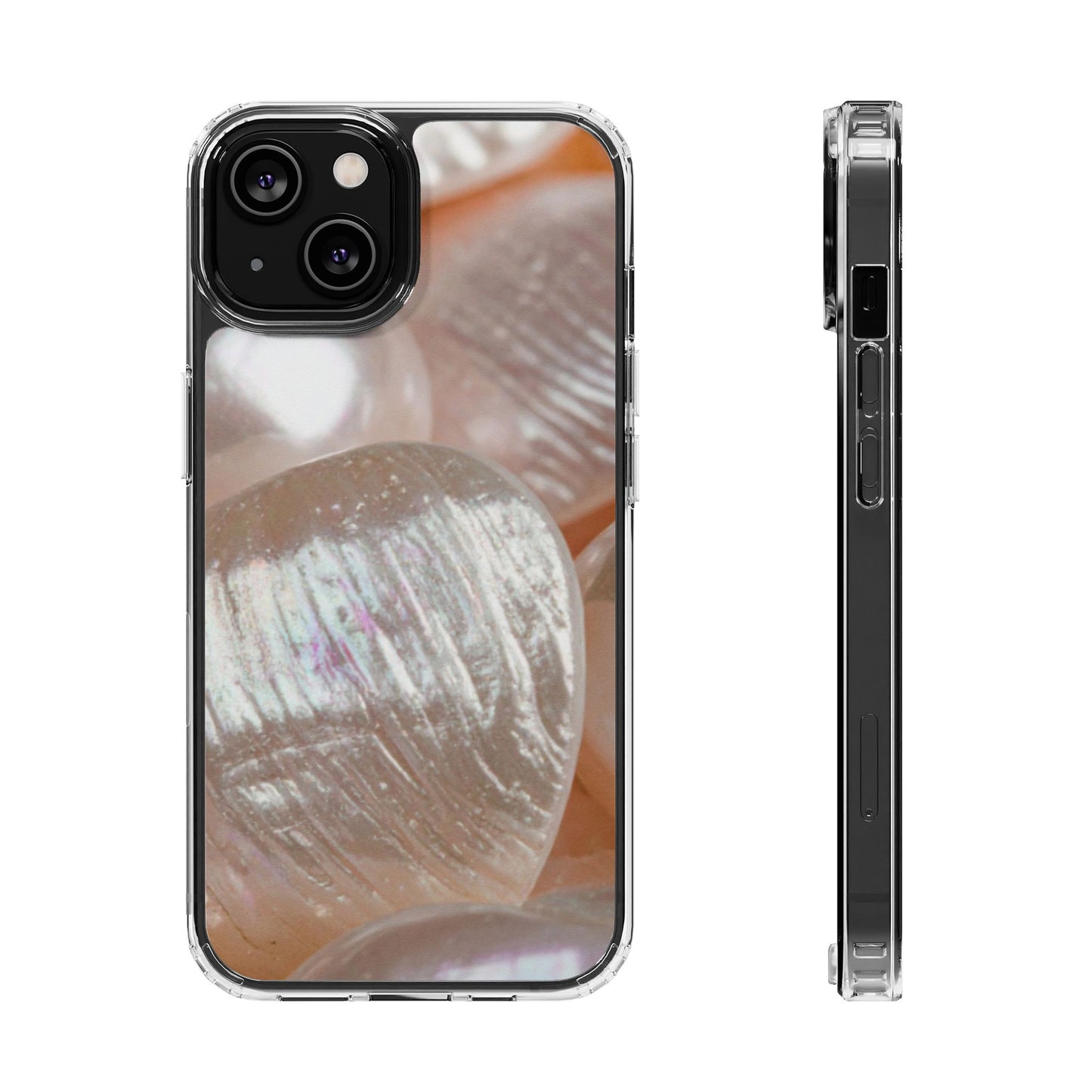 Clear Magnetic Phone Case – Blush Pearl