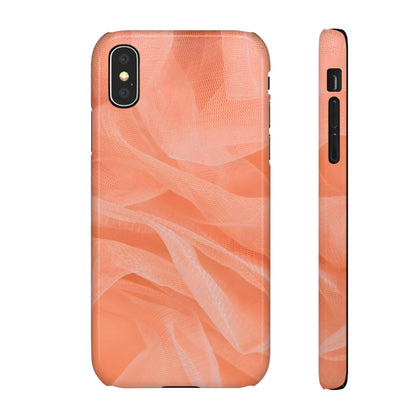 Snap Phone Case – Coral Veil