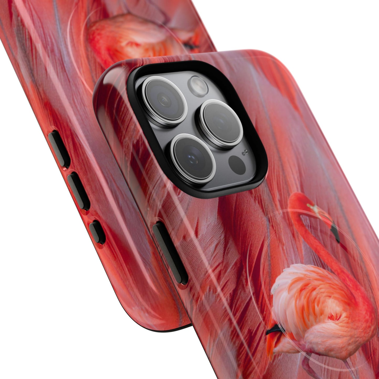 Protective Magnetic Phone Case – Scarlet Plume
