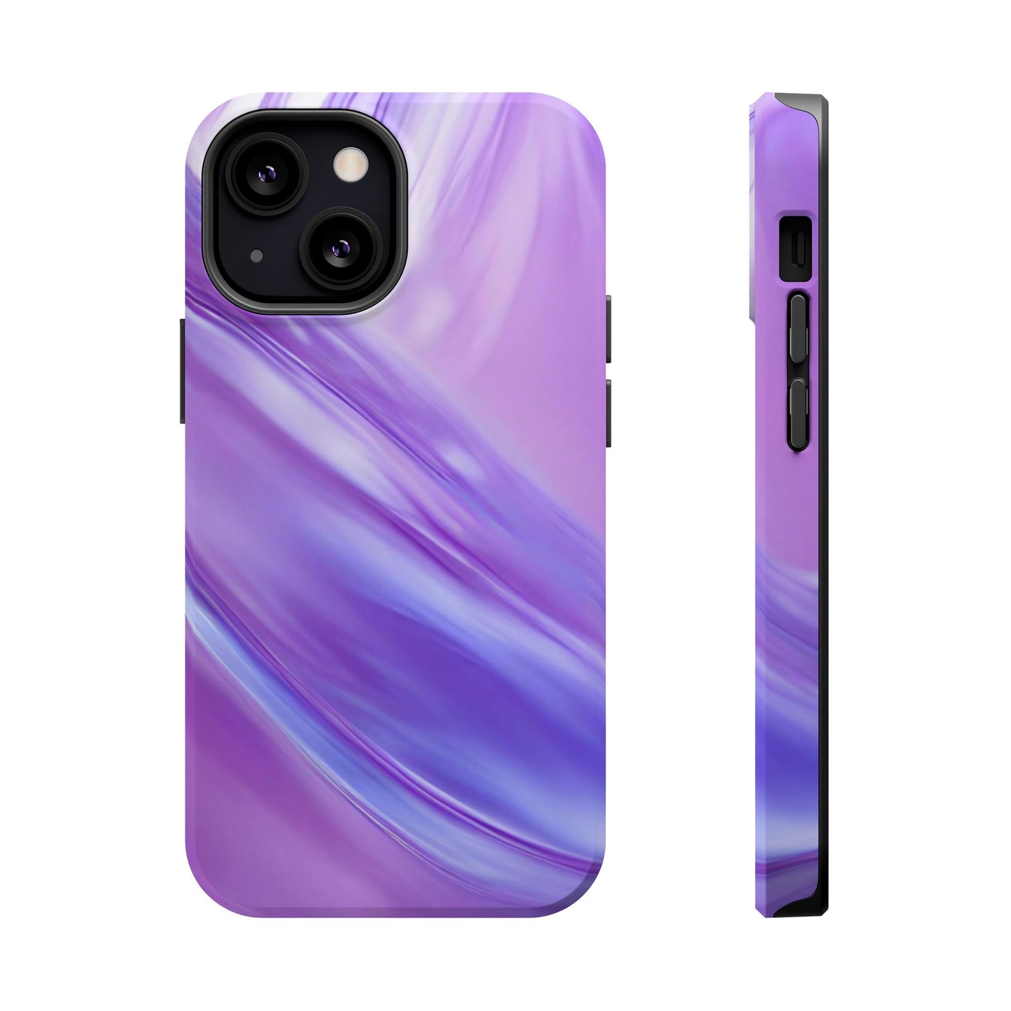 Wireless-Charging Compatible Case – Lavender Wave