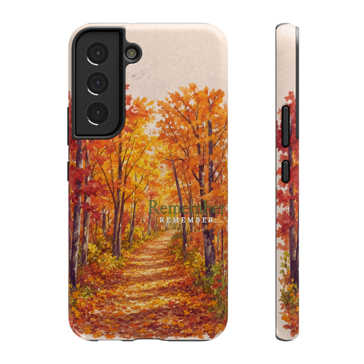 Impact-Resistant Phone Case – Autumn Remembered – Compatible with iPhone 11–17 & Samsung Galaxy S22–S26 Series