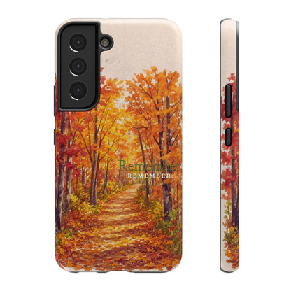 Impact-Resistant Phone Case – Autumn Remembered – Compatible with iPhone 11–17 & Samsung Galaxy S22–S26 Series