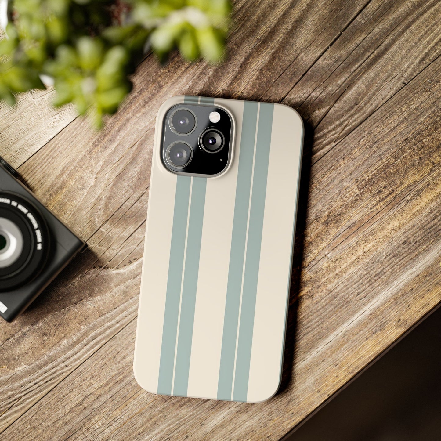 Slim Phone Case – Coastal Stripe