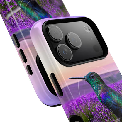 Protective Magnetic Phone Case – Hummingbird Reverie