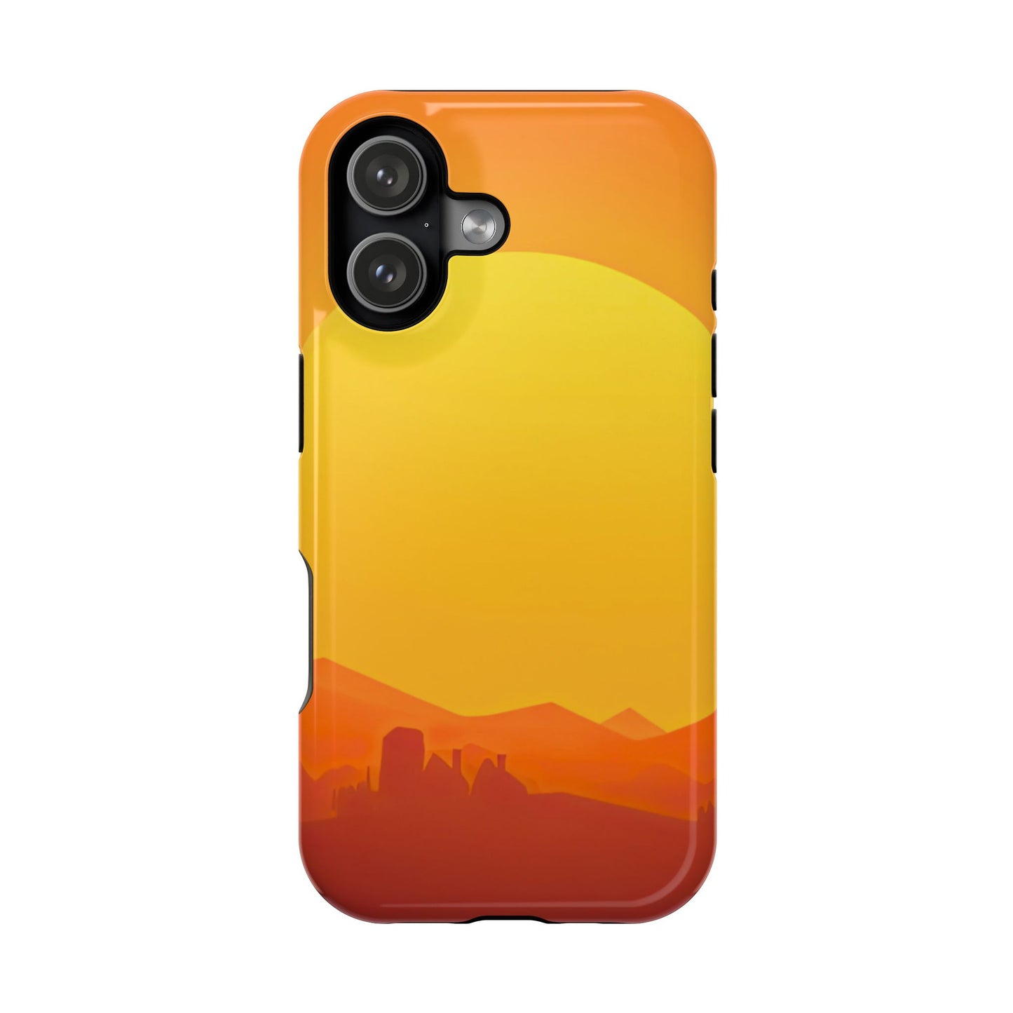 Wireless-Charging Compatible Case – Desert Sunrise