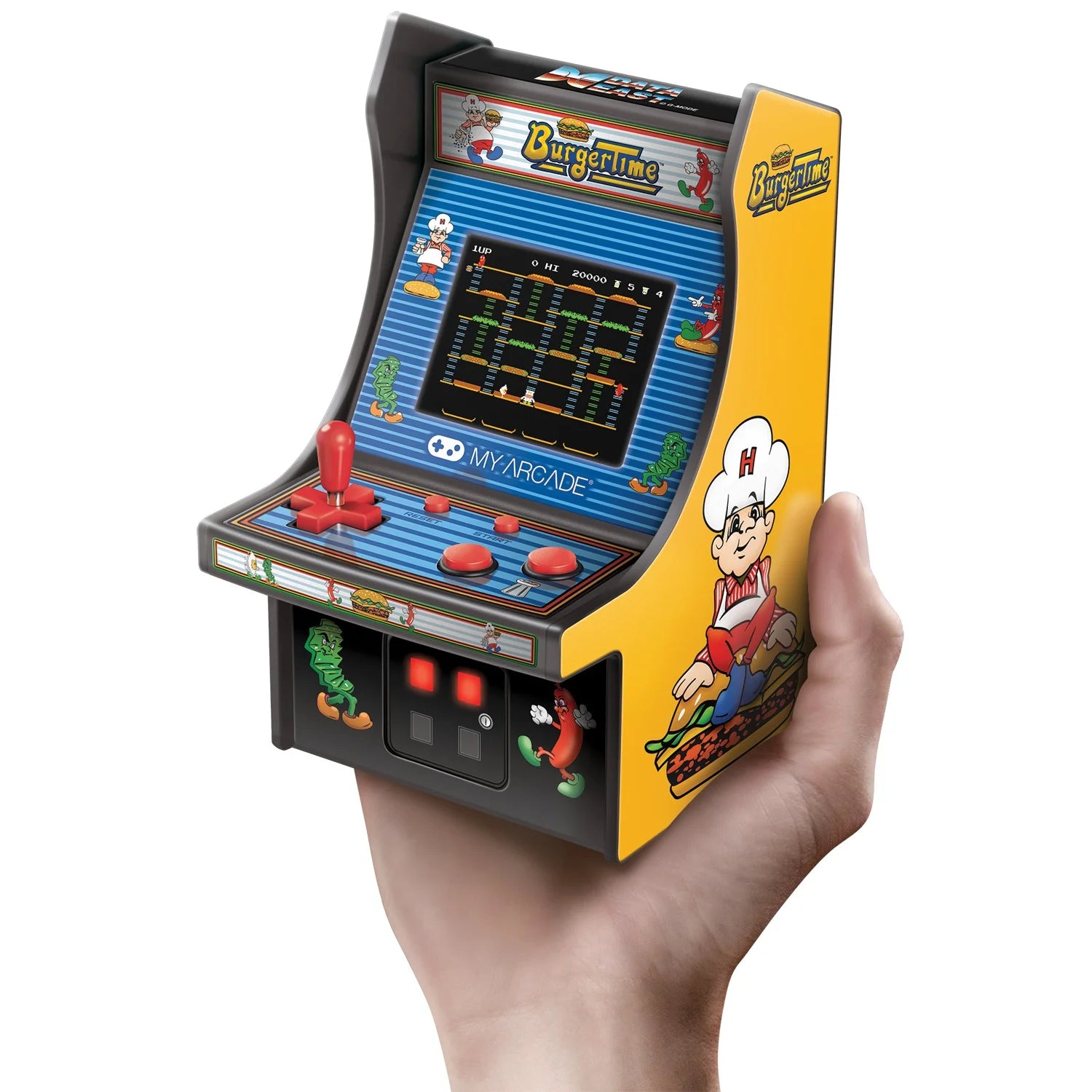 6" Retro Burgertime Micro Arcade
