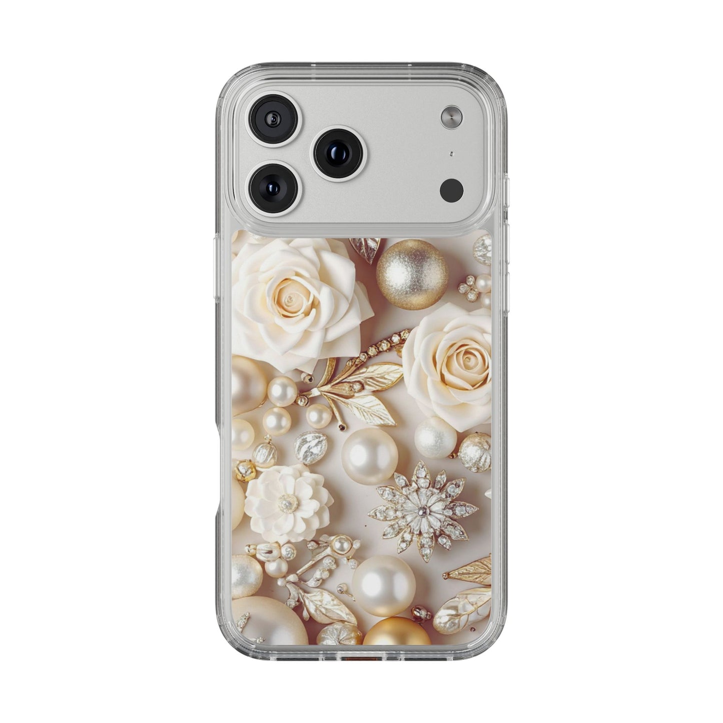 Clear Phone Case – Ivory Opulence