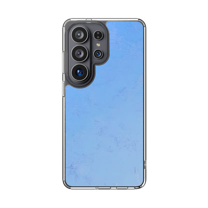 Clear Phone Case – Azure Fade