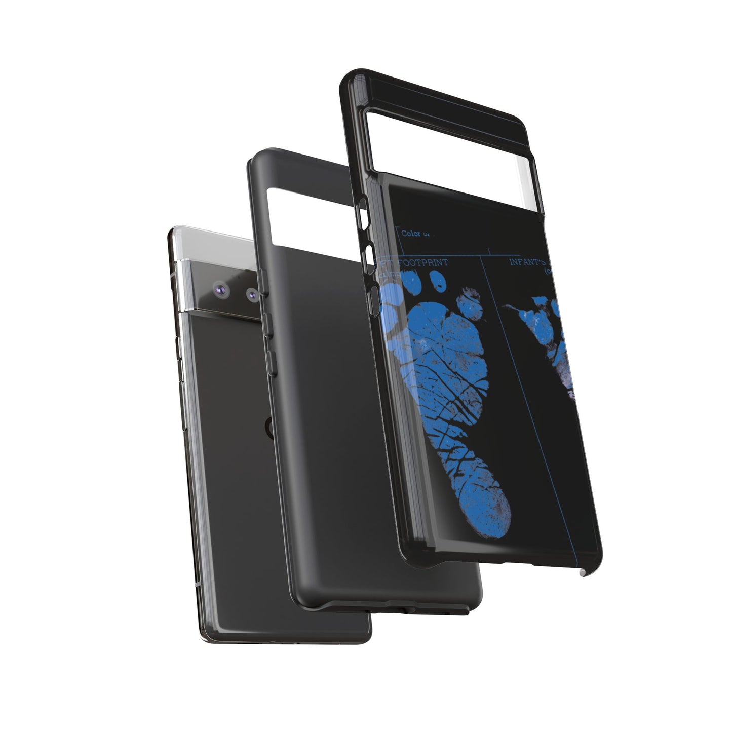 Protective Phone Case – Mom’s Little Blue Footprints