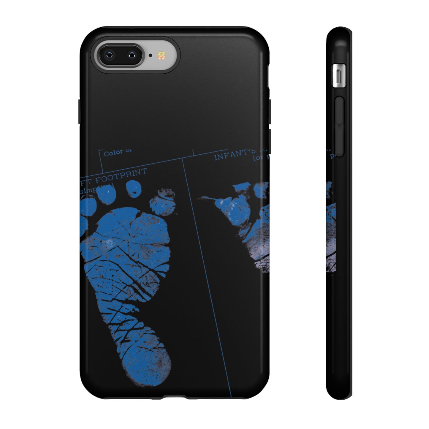 Protective Phone Case – Mom’s Little Blue Footprints