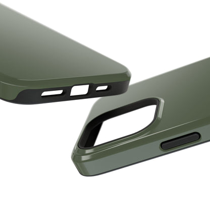 Impact-Resistant Phone Case — Military Green Protective Shockproof Cover