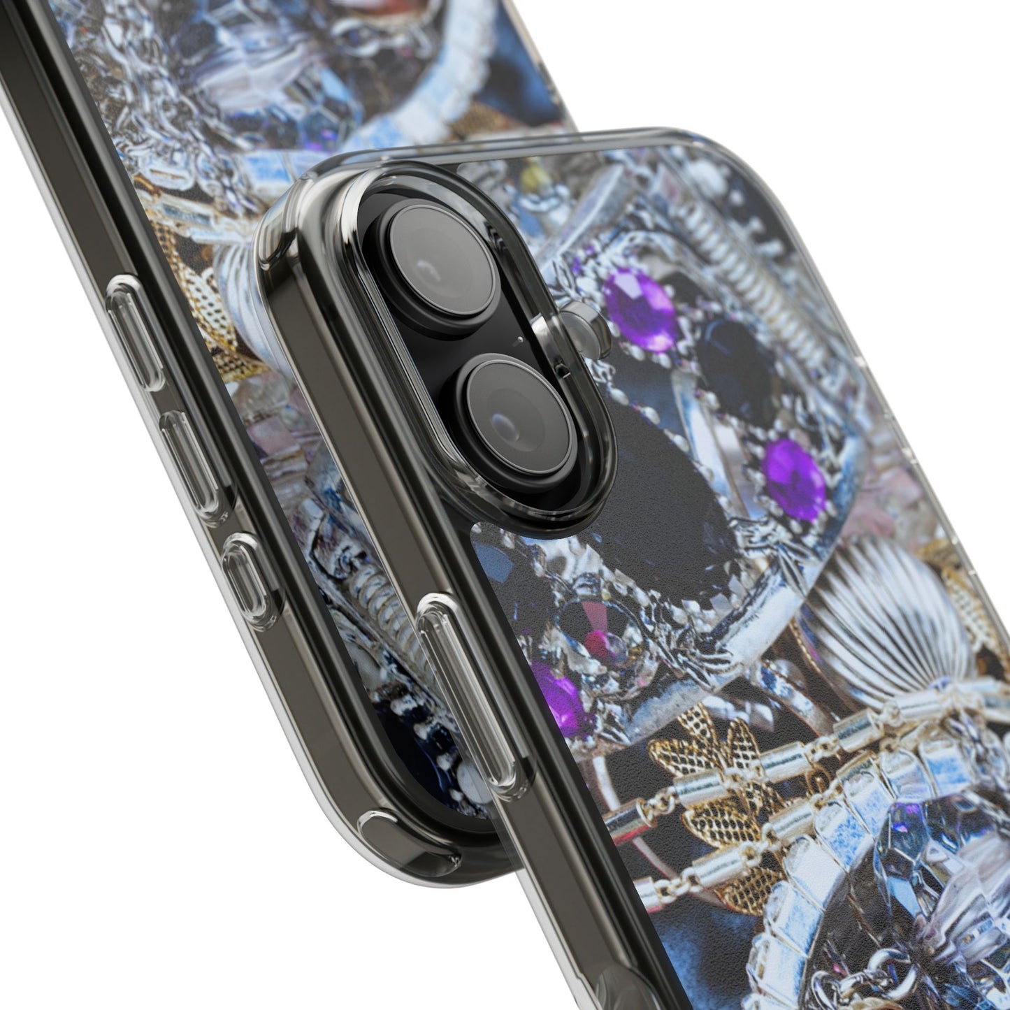 Clear Phone Case – Chrome Jewel