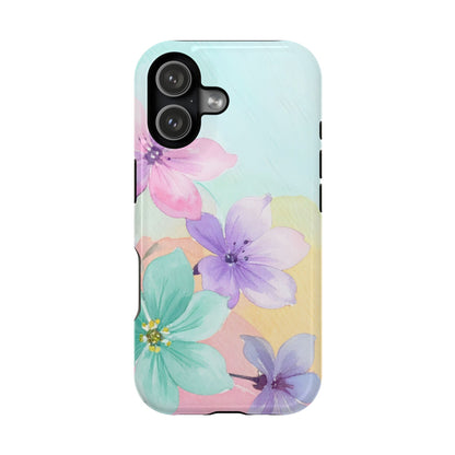 Impact-Resistant Phone Case – Water Petal