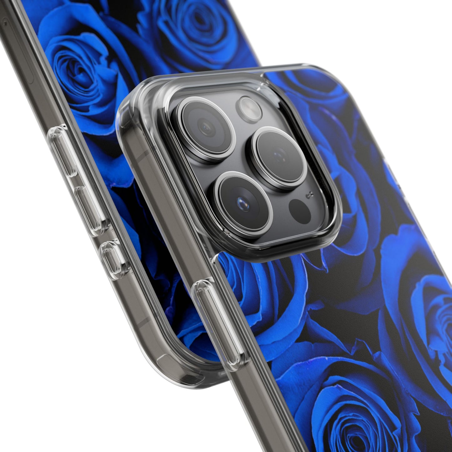 Clear Phone Case – Midnight Bloom