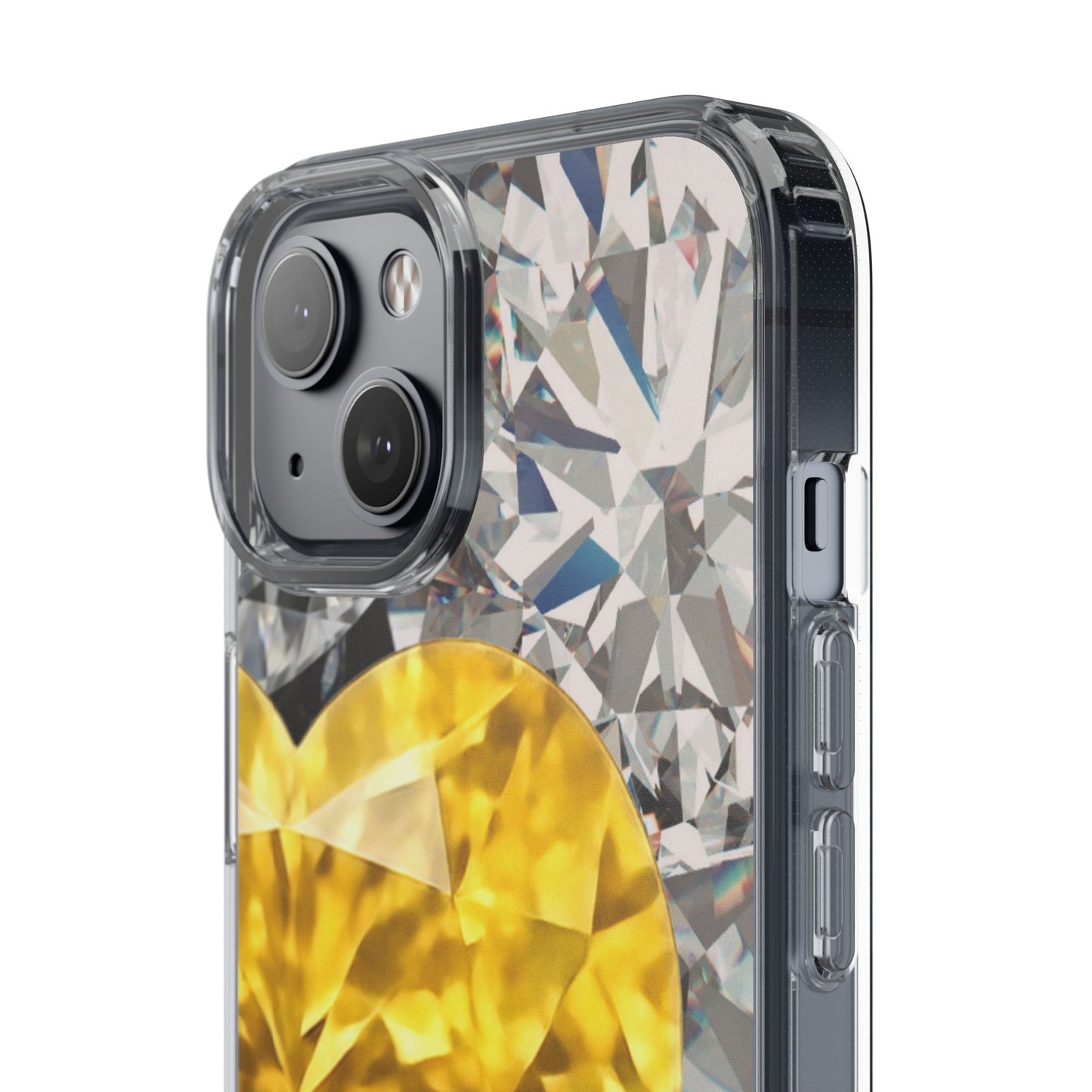 Clear Phone Case – Heart of Gold