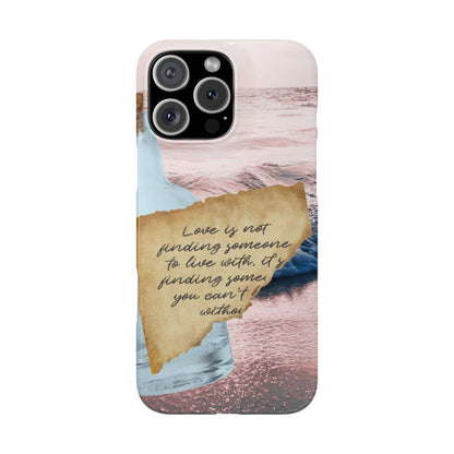 Slim Phone Case – Written in the Tide