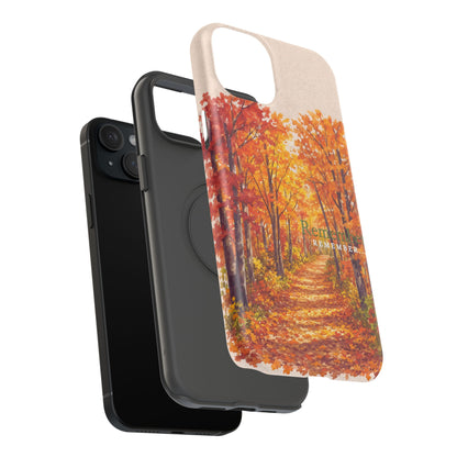 Impact-Resistant Phone Case – Autumn Remembered – Compatible with iPhone 11–17 & Samsung Galaxy S22–S26 Series