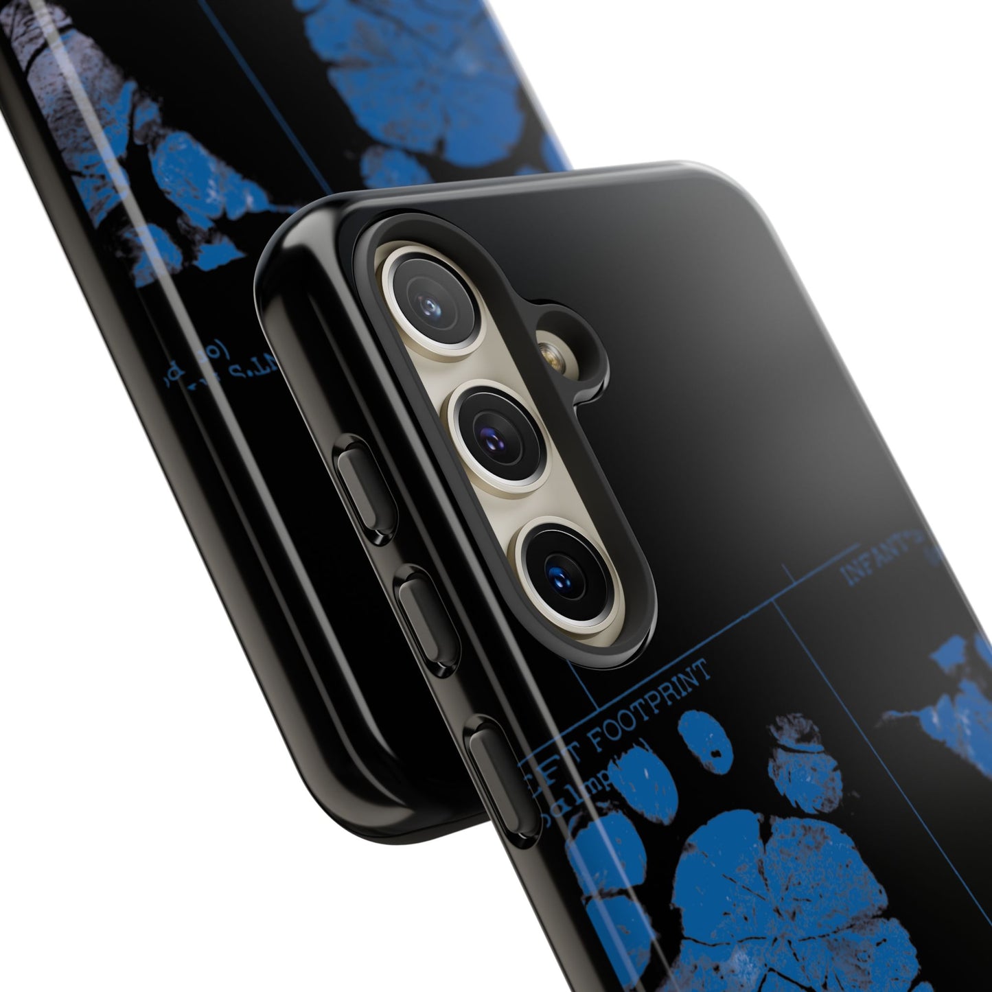 Protective Phone Case – Mom’s Little Blue Footprints