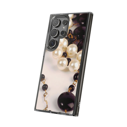 Clear Phone Case – Noir Pearl