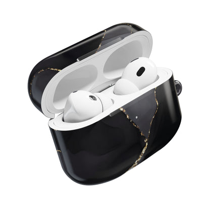 Earbud Case Cover – Obsidian Vein