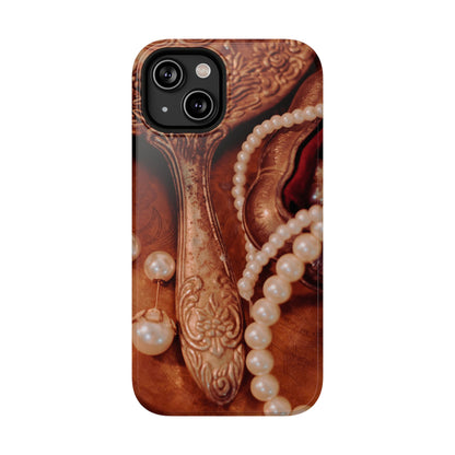 Impact-Resistant Phone Case – Bronze Vanity
