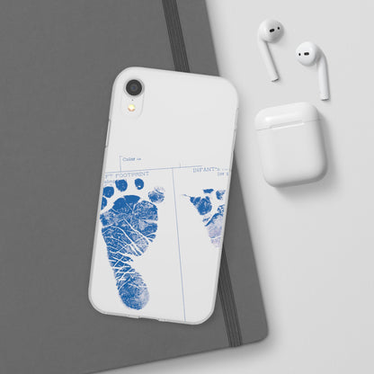 Flexi Case – Mom’s Little Blue Footprints