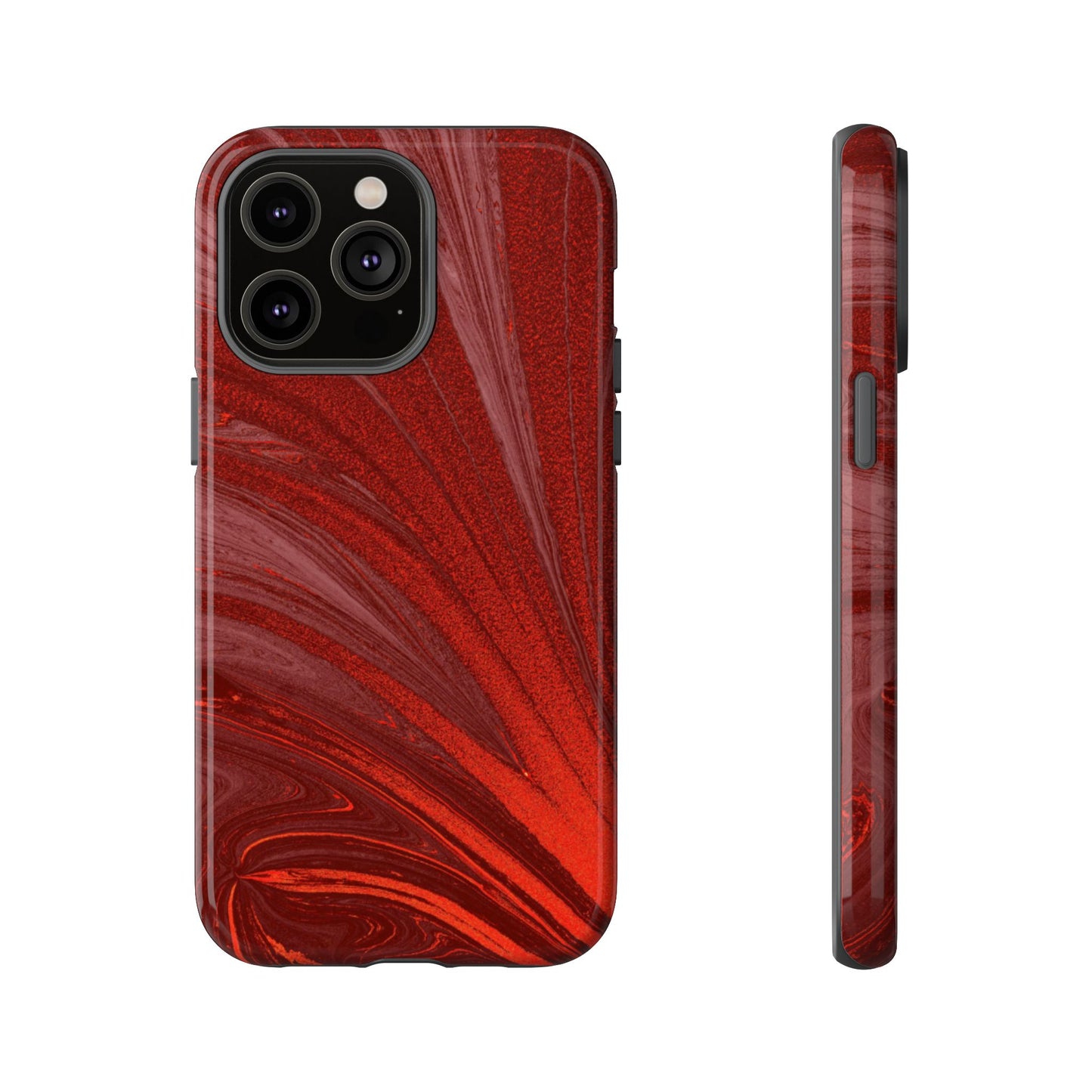 Protective Phone Case – Crimson Current