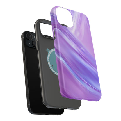 Wireless-Charging Compatible Case – Lavender Wave