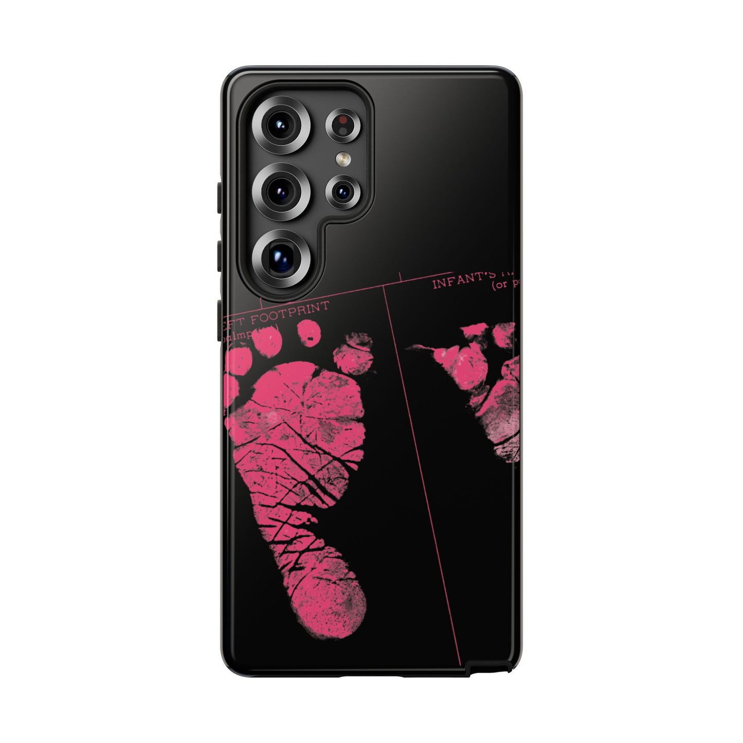 Protective Phone Case – Mom’s Little Pink Footprints