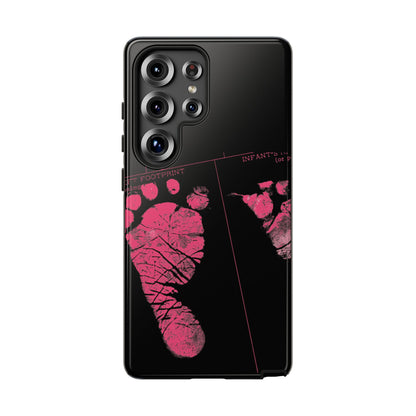 Protective Phone Case – Mom’s Little Pink Footprints