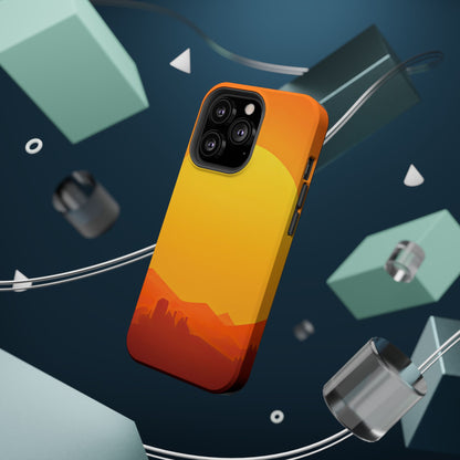 Wireless-Charging Compatible Case – Desert Sunrise