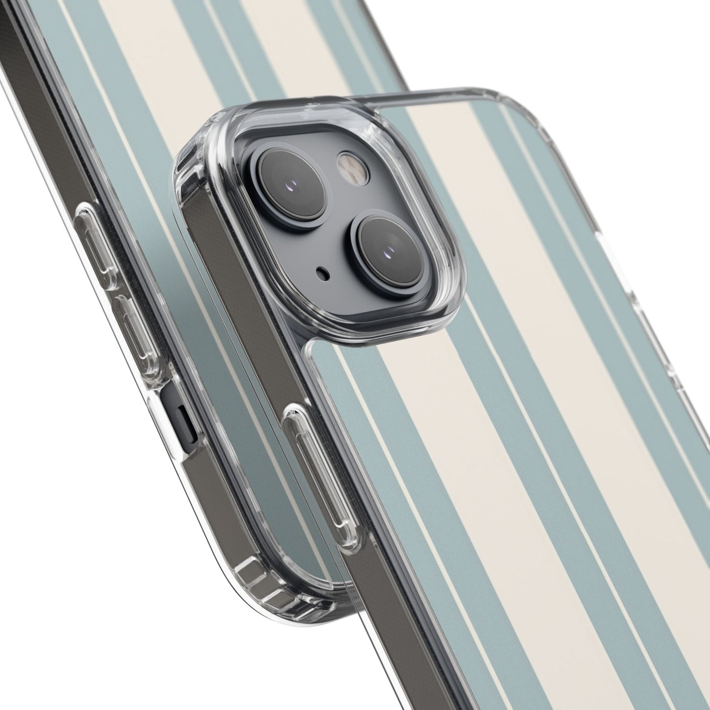Clear Phone Case – Coastal Stripe