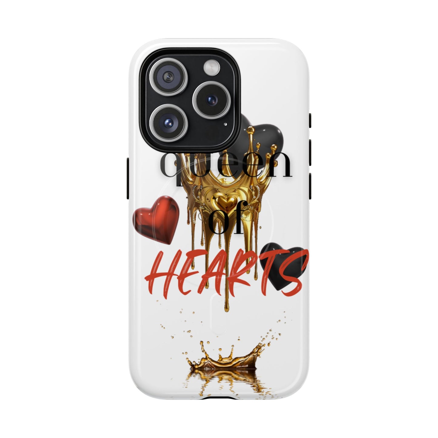 Protective Magnetic Phone Case – Queen of Hearts