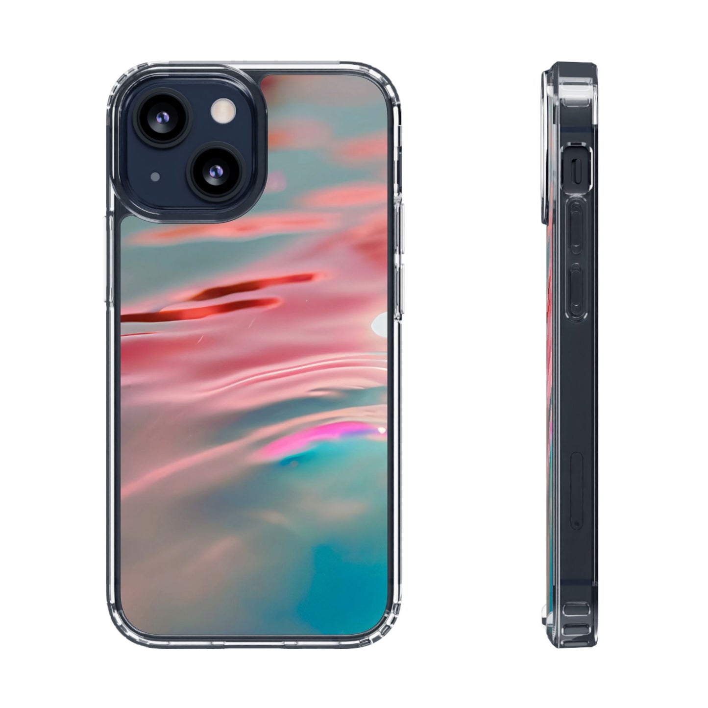 Clear Phone Case – Liquid Sunset
