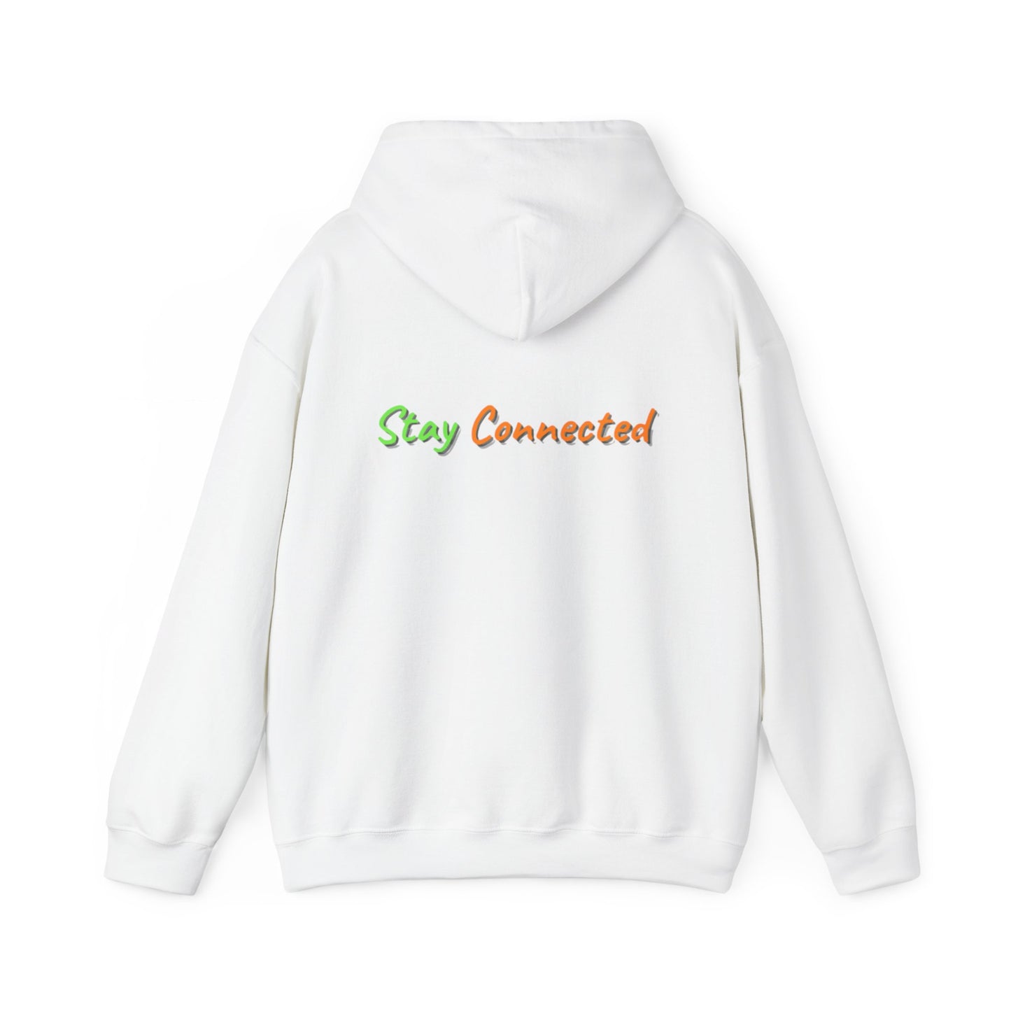 Stay Connected Graphic Hoodie – Everyday Warmth with Retro Neon Style
