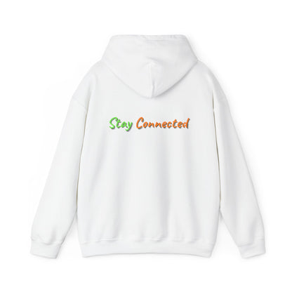 Stay Connected Graphic Hoodie – Everyday Warmth with Retro Neon Style