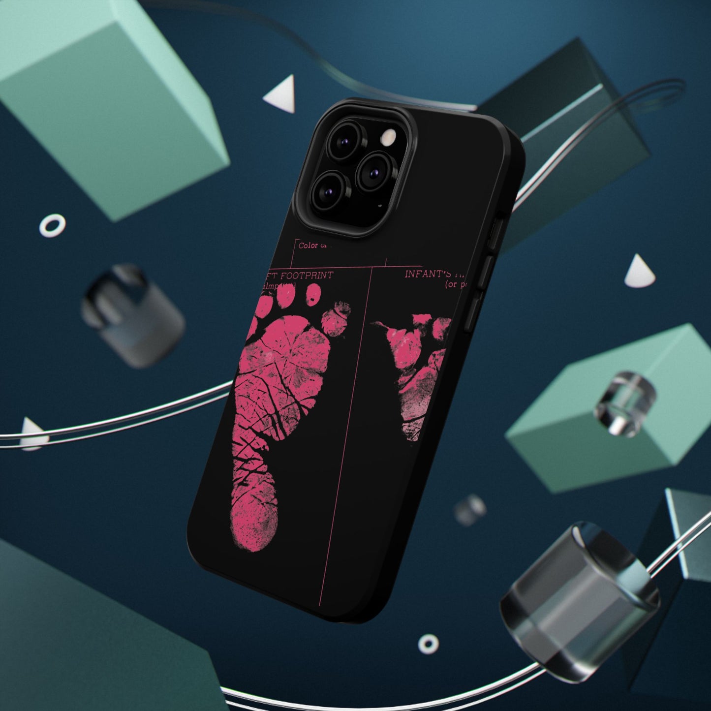 Wireless-Charging Compatible Case – Mom’s Little Pink Footprints