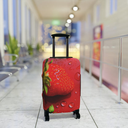 Luggage Cover – Strawberry Drip