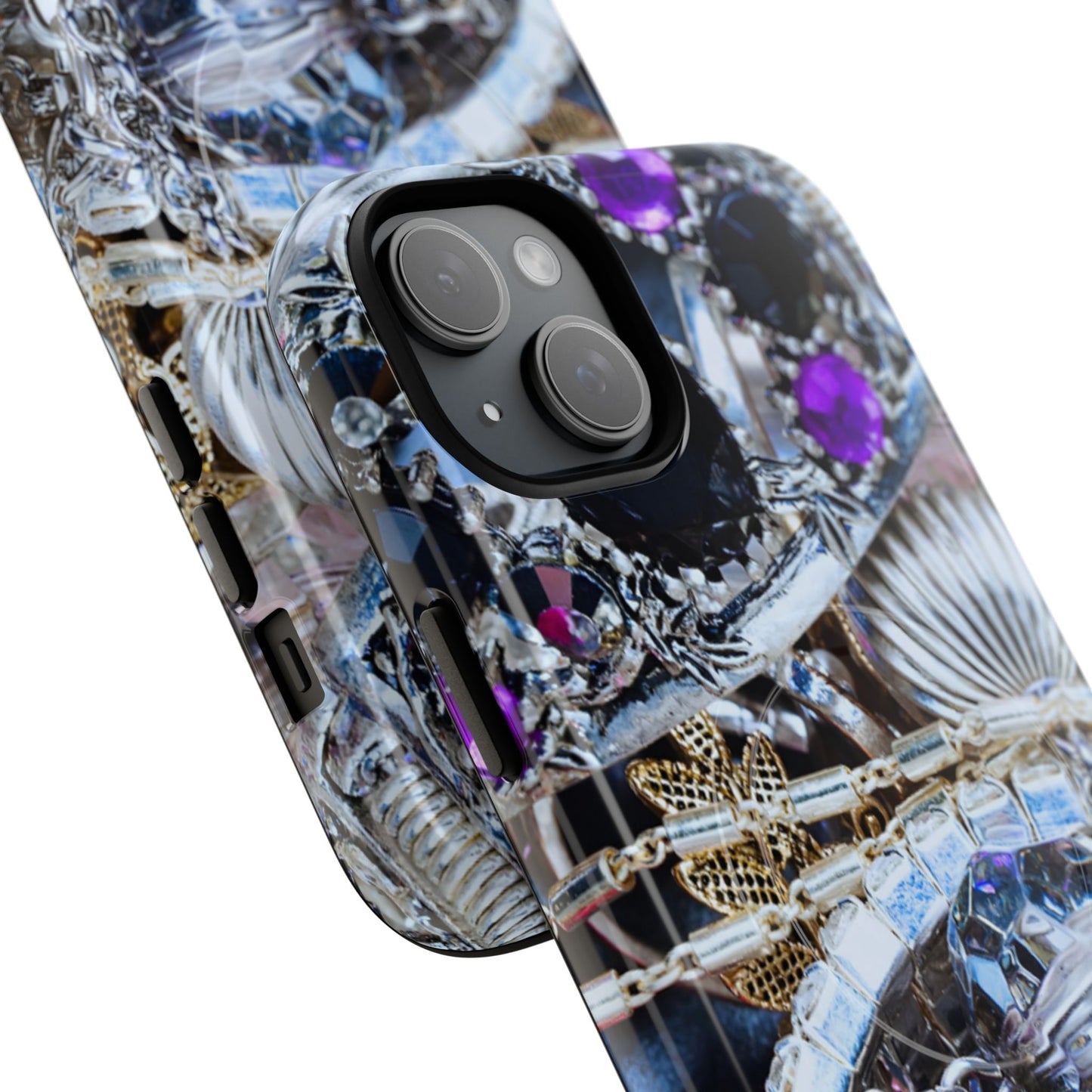 Protective Magnetic Phone Case – Chrome Jewel