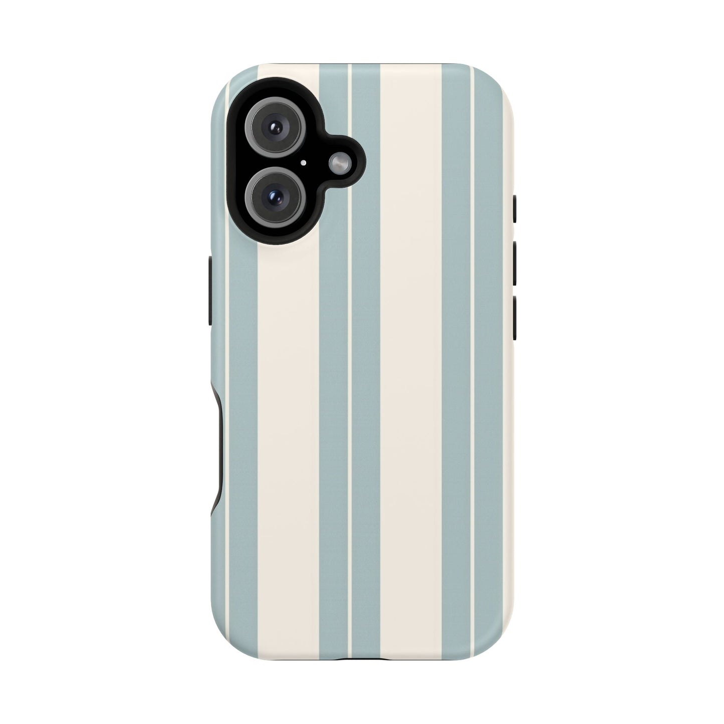 Wireless-Charging Compatible Case – Coastal Stripe