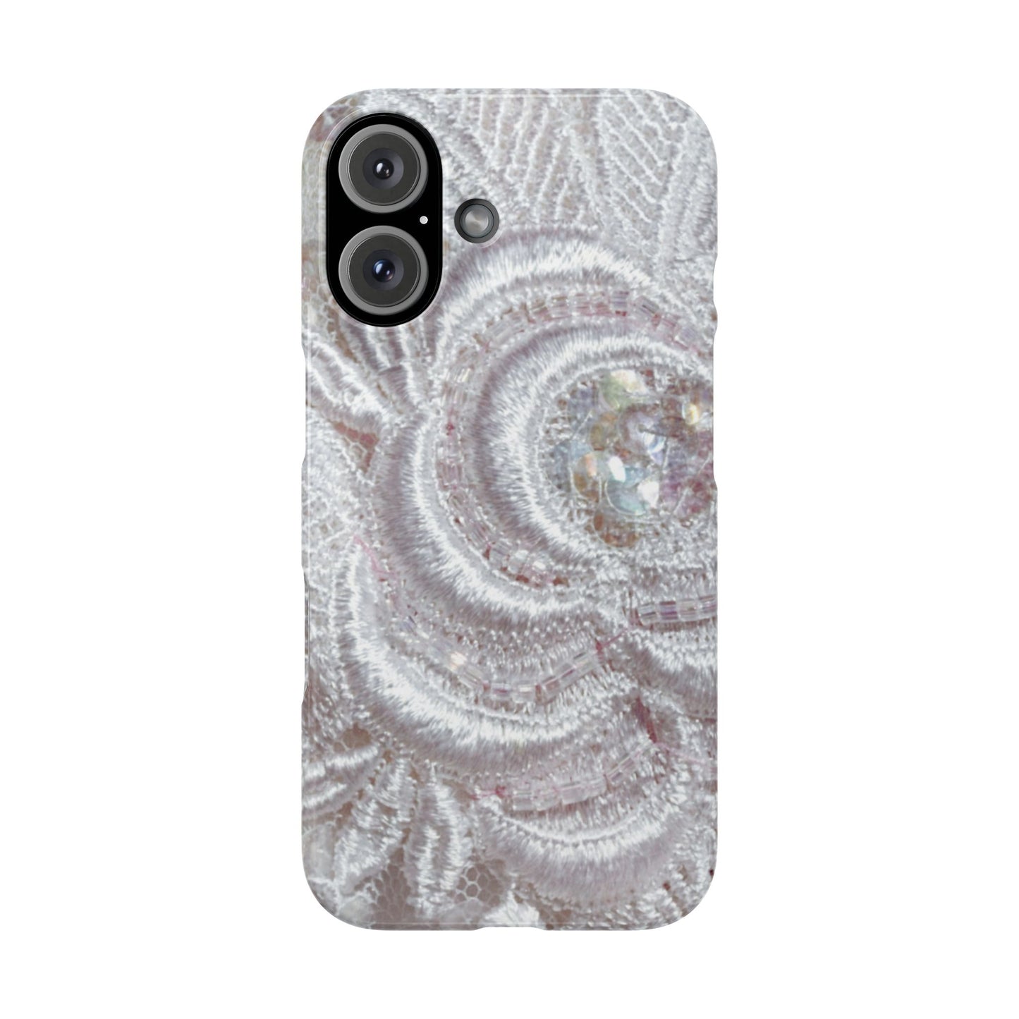 Slim Phone Case – Lace Veil