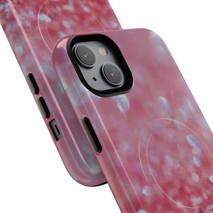 Protective Magnetic Phone Case – Rosé Sparkle