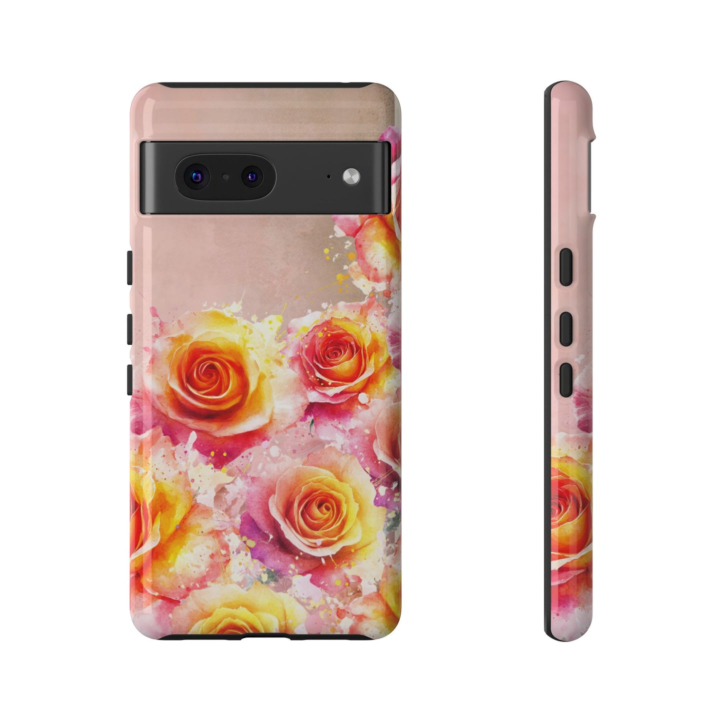 Protective Phone Case – Sunset Roses